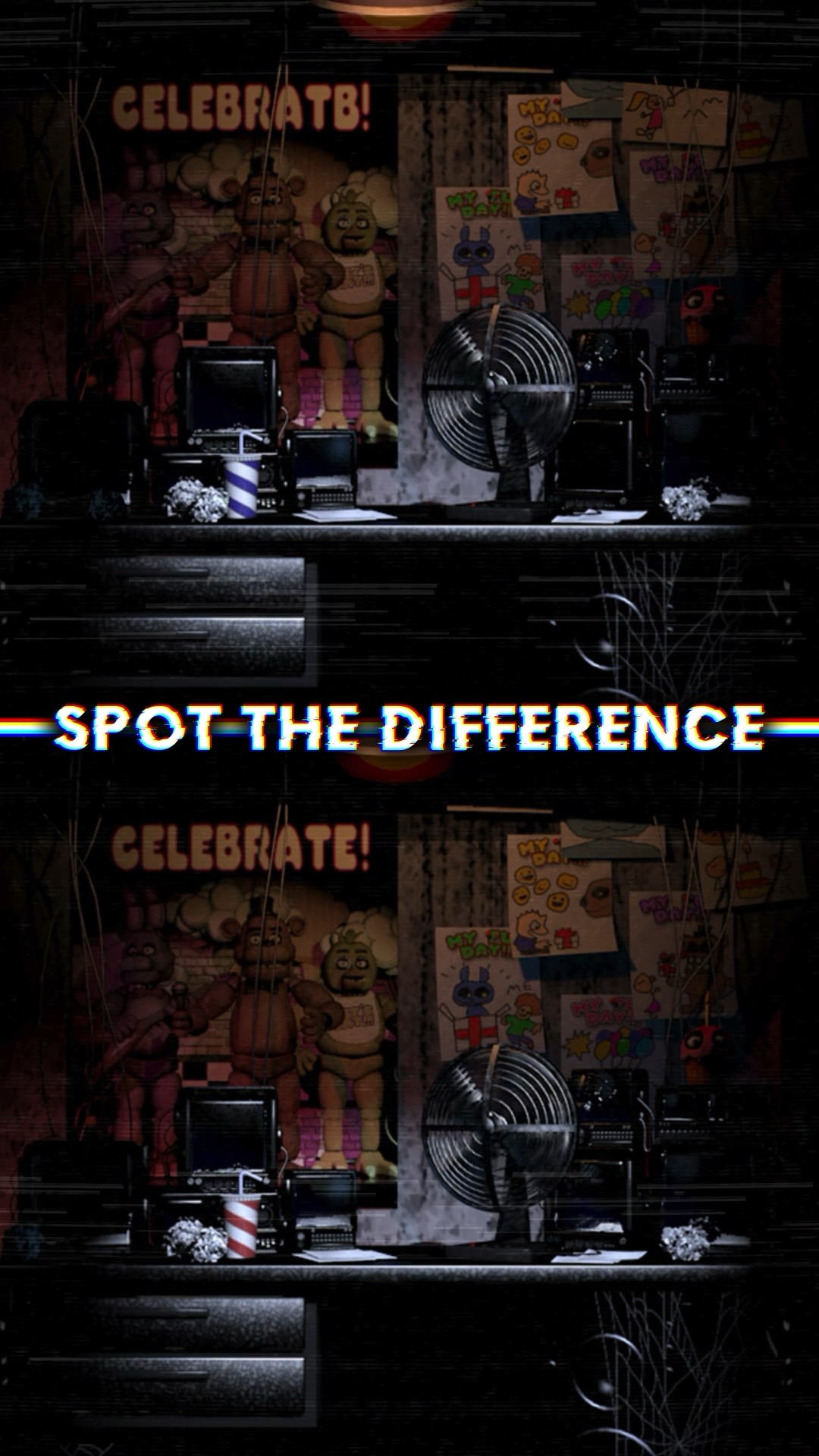 ? SPOT the Difference (FNAF) #shorts